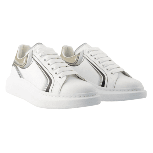 Tennis Alexander Mcqueen Semelle Robuste Doré